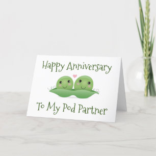 **LYCKLIG ANNIVERSARY** TILL MIN POD PARTNER KORT