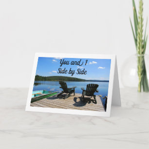 LYCKLIG **ANNIVERSARY*** TILL MIN SIDA PER SIDE KÄ KORT