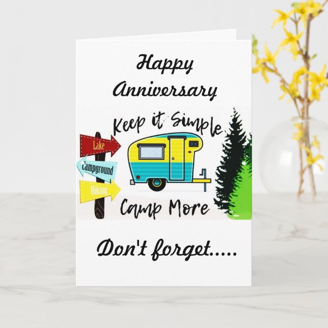 **LYCKLIG ANNIVERSARY** TILL MITT FAVORITKAMERKORT KORT (Gul blomma)