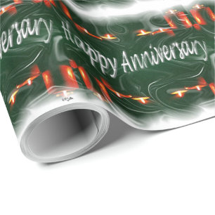 Lycklig Anniversay Candles Presentpapper