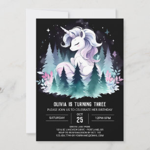 Lycklig Anpassningsbar Horse Birthday Inbjudningar