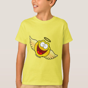 Lycklig Ansikte Angel T Shirt