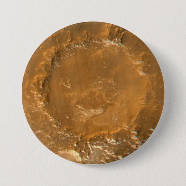 Lycklig Ansikte Crater"—officiellt "Galle Crater" Knapp (Framsida)