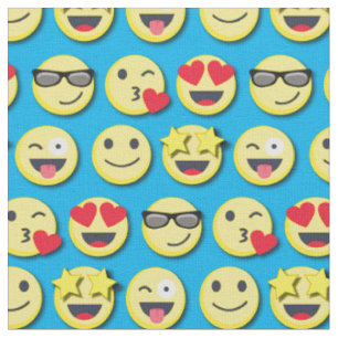Lycklig Ansikte Cute Smiles Tyg