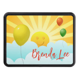 Lycklig Ansikte i moln Dragkroksskydd