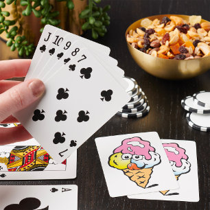 Lycklig Ansikte Ice Cream Casinokort