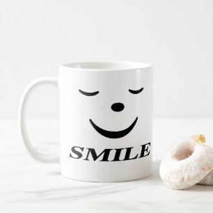 Lycklig Ansikte Kaffemugg