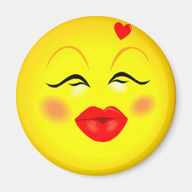 Lycklig Ansikte Magnet (Framsidan)