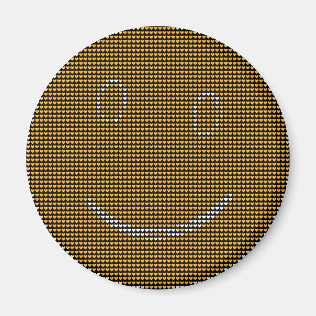 Lycklig Ansikte Magnet (Framsidan)