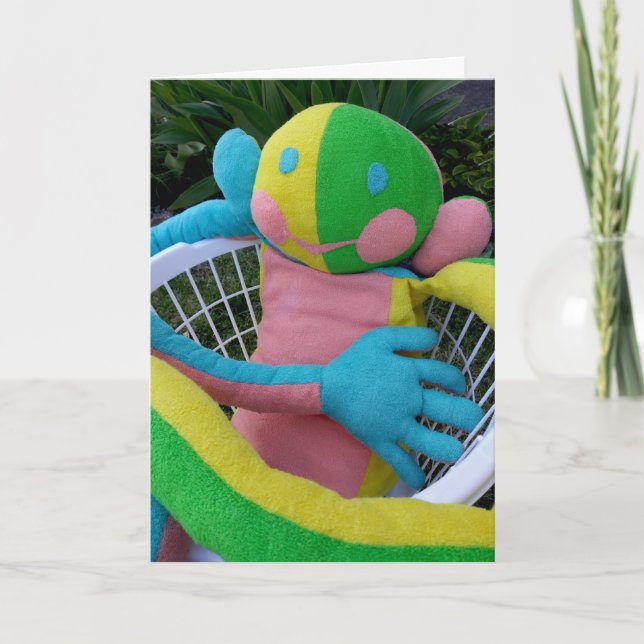 Lycklig Ansikte Man Just Chill Anpassningsbar Card Kort (Framsida)