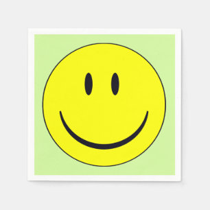 Lycklig Ansikte Pappersservett