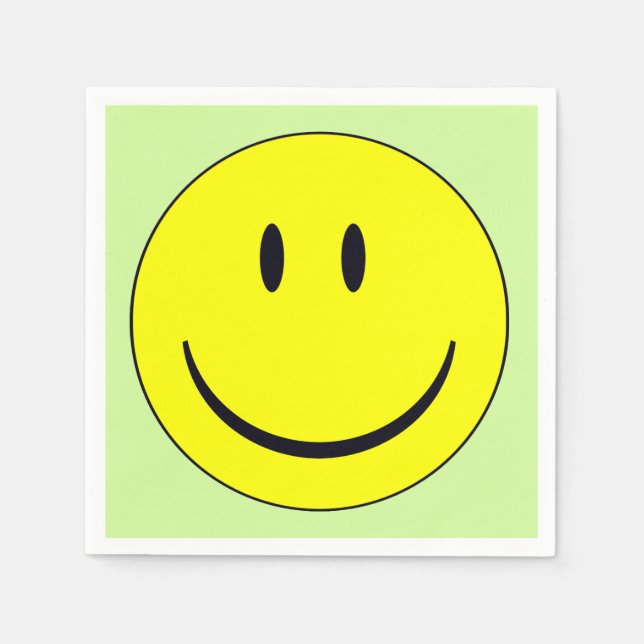 Lycklig Ansikte Pappersservett (Framsidan)