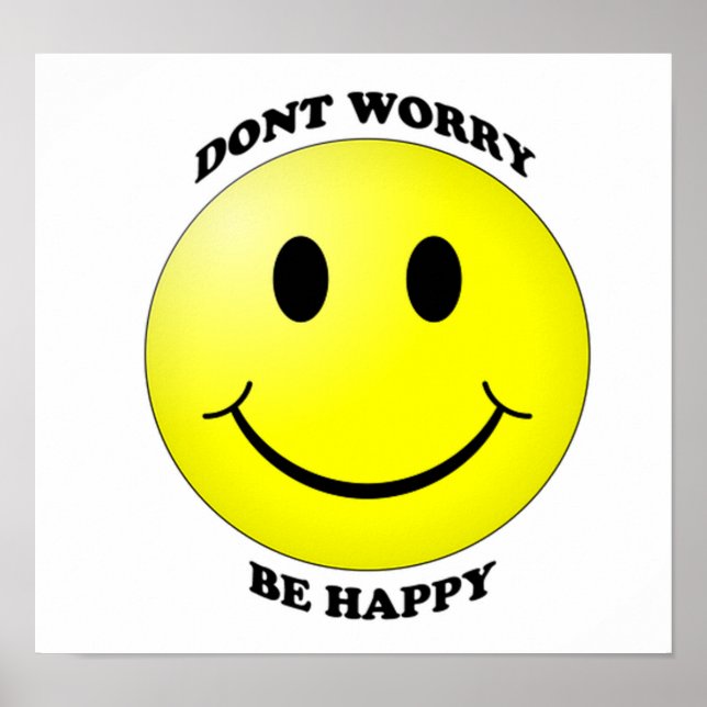 Lycklig Ansikte Poster (Framsidan)