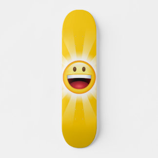 Lycklig Ansikte Smiley Emoji Mini Skateboard Bräda 18,7 Cm