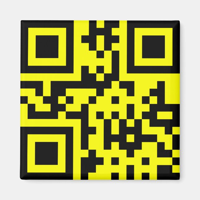 ☺ Lycklig Ansikte Smiling Emoji - QR-kod Magnet (Framsidan)