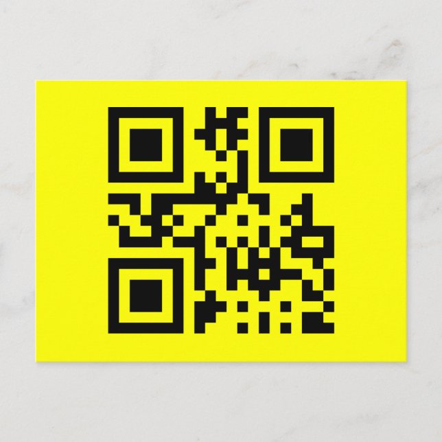 ☺ Lycklig Ansikte Smiling Emoji - QR-kod Vykort (Framsida)