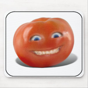 Lycklig Ansikte Smiling Tomato Musmatta