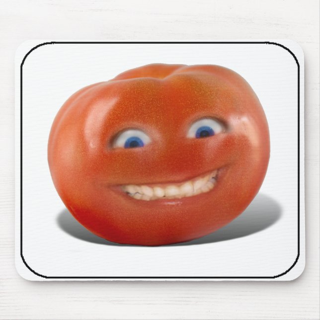 Lycklig Ansikte Smiling Tomato Musmatta (Framsidan)