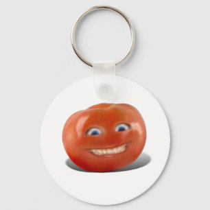 Lycklig Ansikte Smiling Tomato Nyckelring