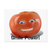 Lycklig Ansikte Smiling Tomato