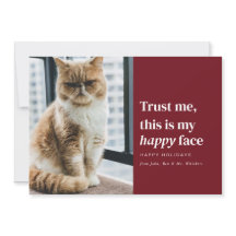 Lycklig Ansikte-stift Pet-kort för julfotboll, Hel