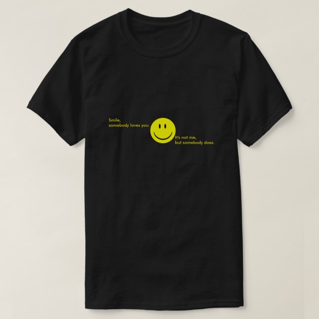 Lycklig Ansikte T-shirt (Design framsida)