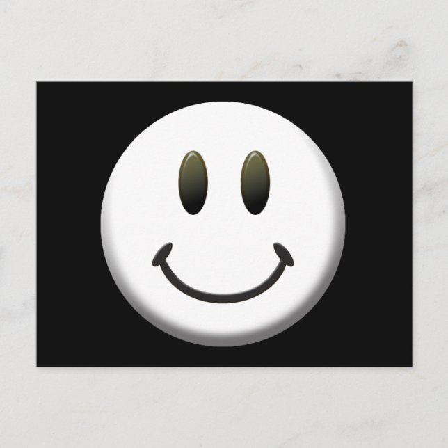Lycklig Ansikte Vykort (Framsida)