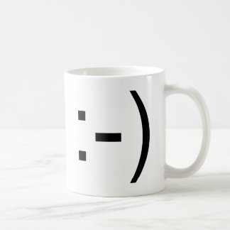 Lycklig ansikteemoticon! kaffemugg
