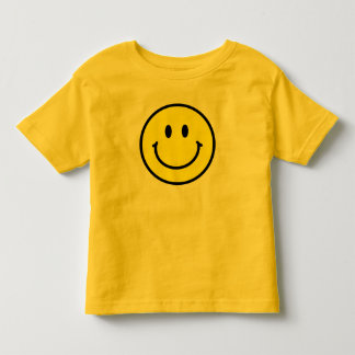 Lycklig ansiktesmåbarnT-tröja T-shirt