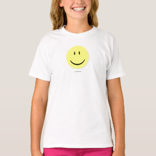 Lycklig ansikteutslagsplats t shirt