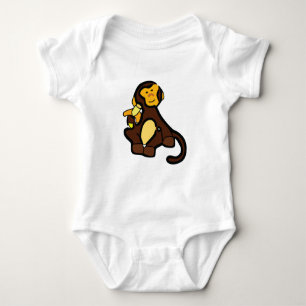 Lycklig apa med Banana Tröja