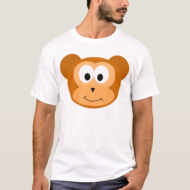 Lycklig apa t-shirt (Framsida)
