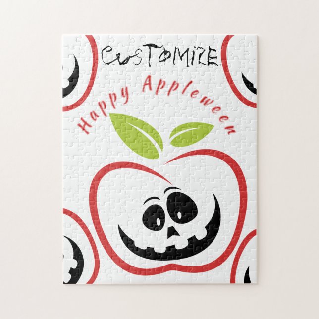 Lycklig Appleween-Jack O'lantern Thunder_Cove Pussel (Vertikal)