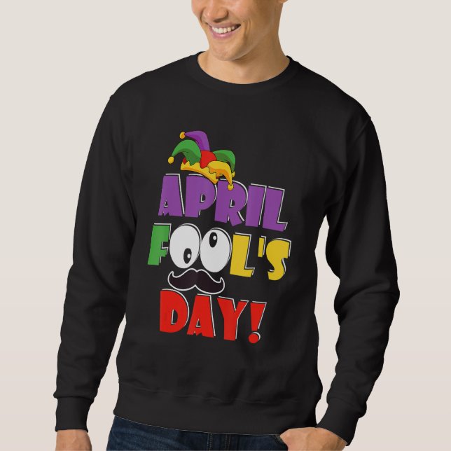 Lycklig aprildag i fotbolls-EM 2019 Joke Lång Ärmad Tröja (Framsida)
