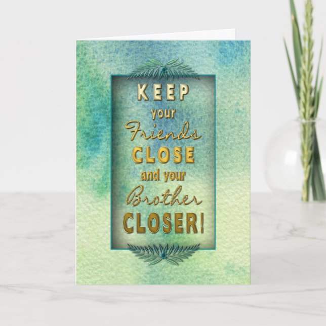 Lycklig är du i mitt liv kort (Framsida)