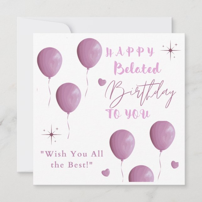 LYCKLIG är födelsedag till dig Meddelande (Framsida)