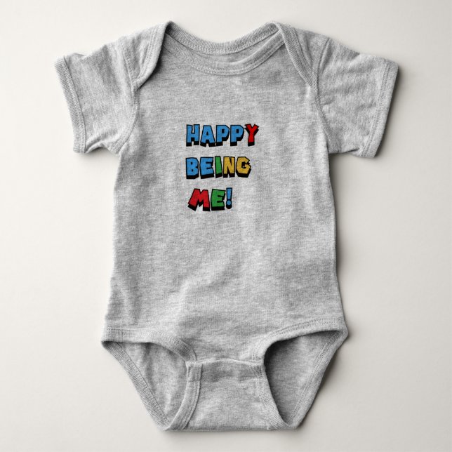 Lycklig är jag t shirt (Framsida)