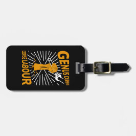 Lycklig arbetsdag Helg Bagagebricka