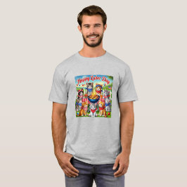 Lycklig arbetsdag Kittens T-shirt