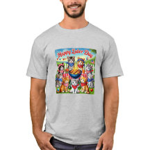 Lycklig arbetsdag Kittens T-shirt