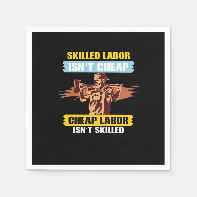 Lycklig arbetsdag - kompetent arbetskraft är inte  pappersservett (Framsidan)