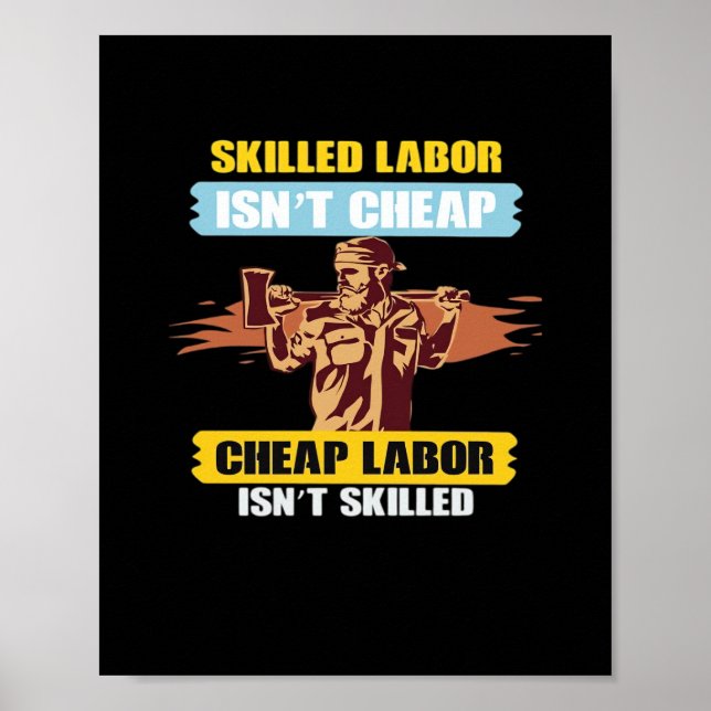 Lycklig arbetsdag - kompetent arbetskraft är inte  poster (Framsidan)