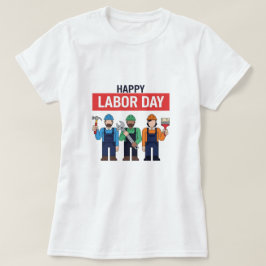 Lycklig arbetsdag t shirt