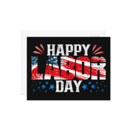 Lycklig arbetsdag vykort