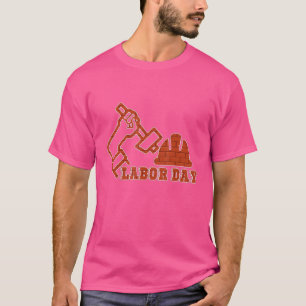 Lycklig arbetsdagen i Internationell T Shirt
