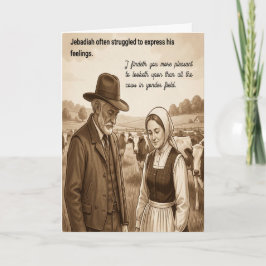 Lycklig årsdag Awkwarda känslor Kort