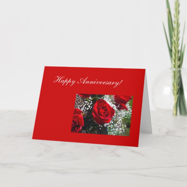 Lycklig årsdag! kort (Framsida)