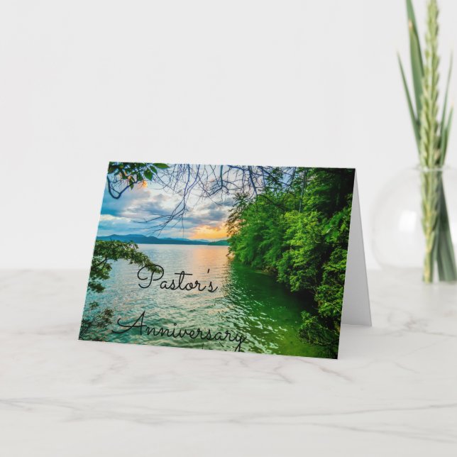 Lycklig årsdag, pastor kort (Framsida)