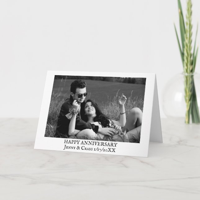 Lycklig-årsdag, Personlig-fotokort Kort (Framsida)