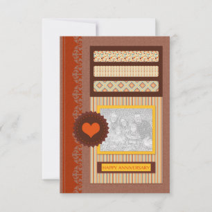 lycklig årsdag (scrapbook) inbjudningar